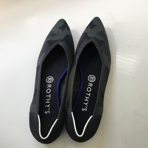 Rothy’s flats 7 camouflage grey